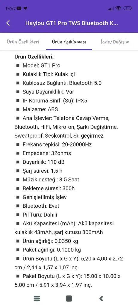 Haylou marka kulaklık - 6