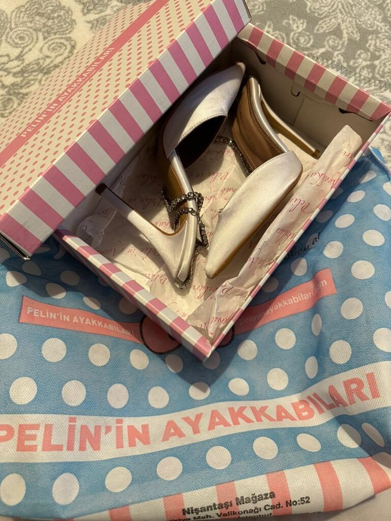 Gelin ayakkabısı, gece ayakkabısı 37 numara - 9