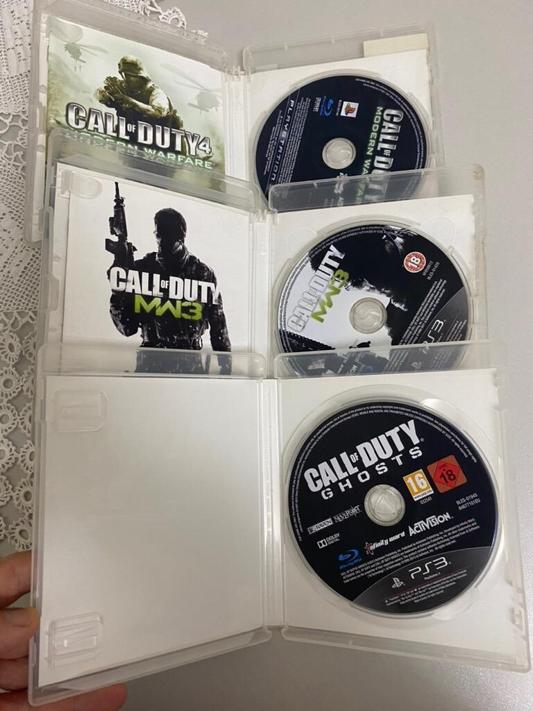 3 adet PS3 Call of Duty - 3