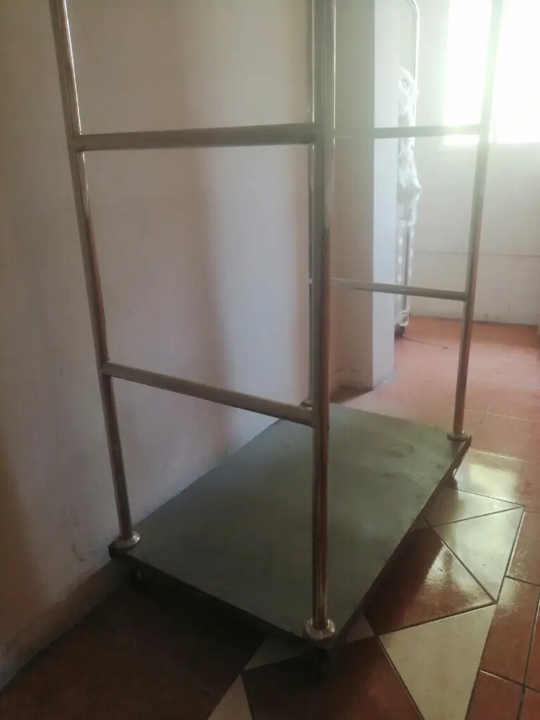 Krom eşya yük taşıma arabasi - 6