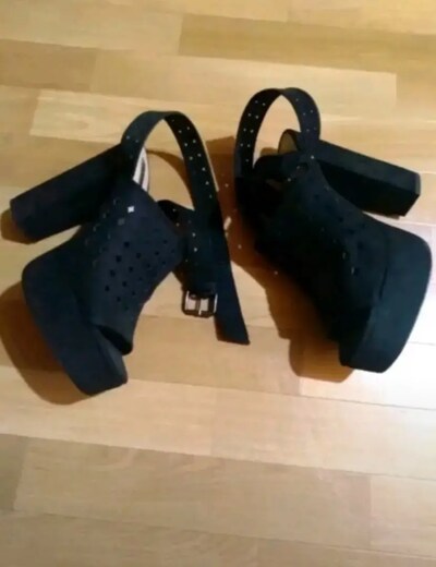 ZARA 40 NUMARA SIFIR KULLANIM ŞIK PLATFORM AYAKKABI...