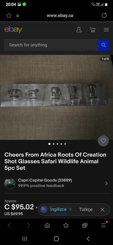 Özel yapım Afrika'dan getirilmiş bardak seti Özel desenli - 7