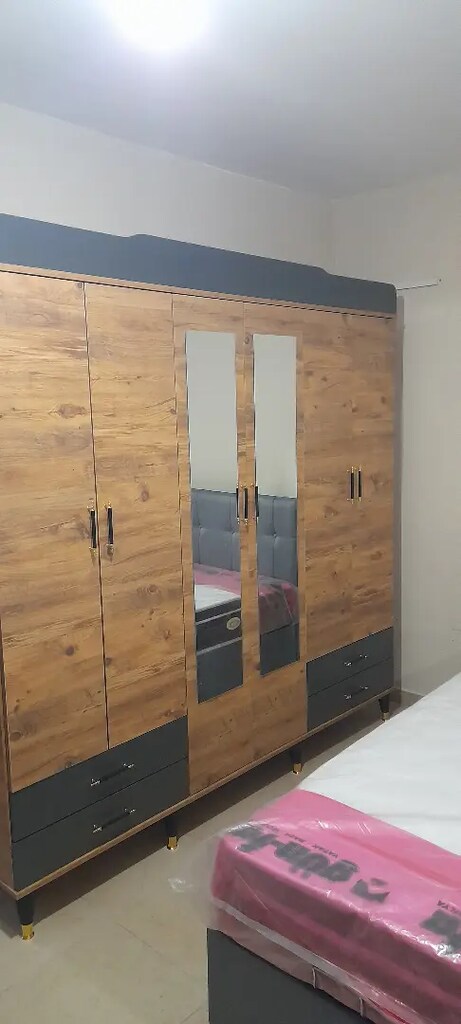 6 papılı 4 çekmeceli çok kullanışlı elbise dolabı - 5