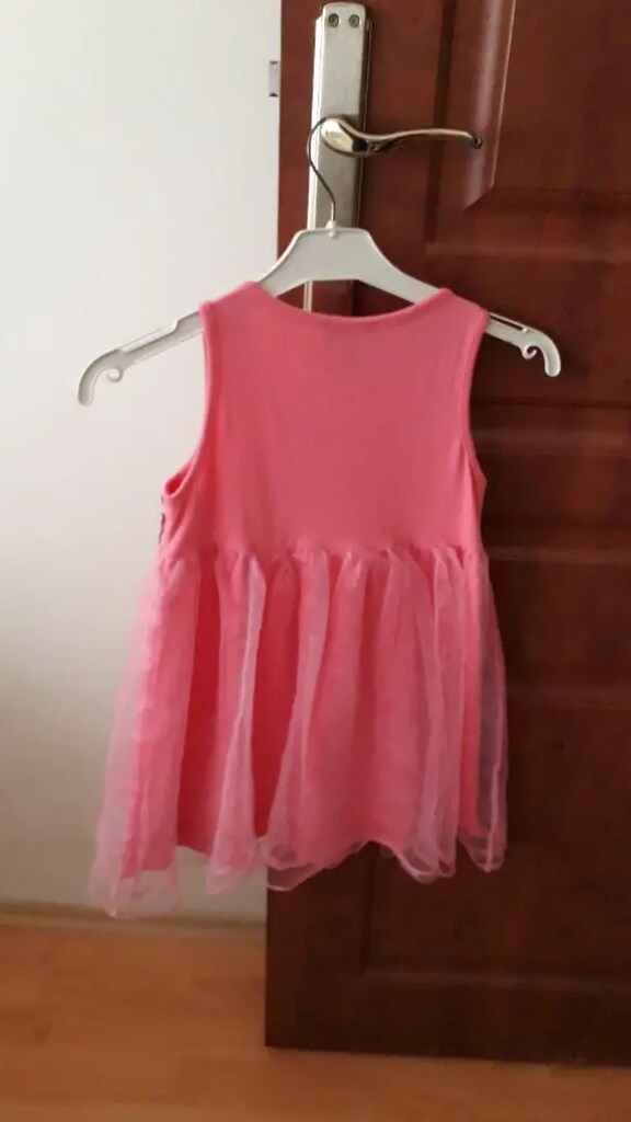 Pul payetli çocuk elbise - 2