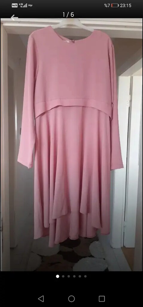 Pembe tunik elbise yeni - 6