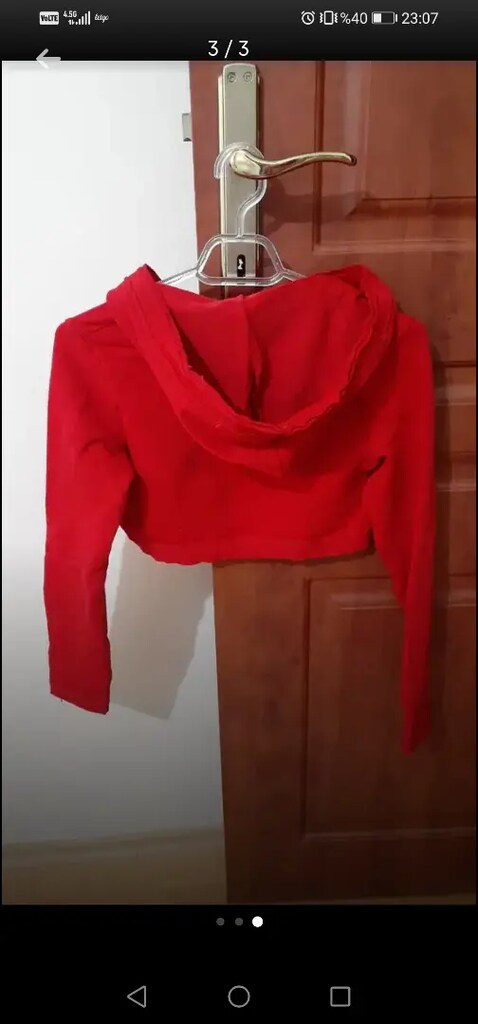 Kırmızı bolera giyim - 2