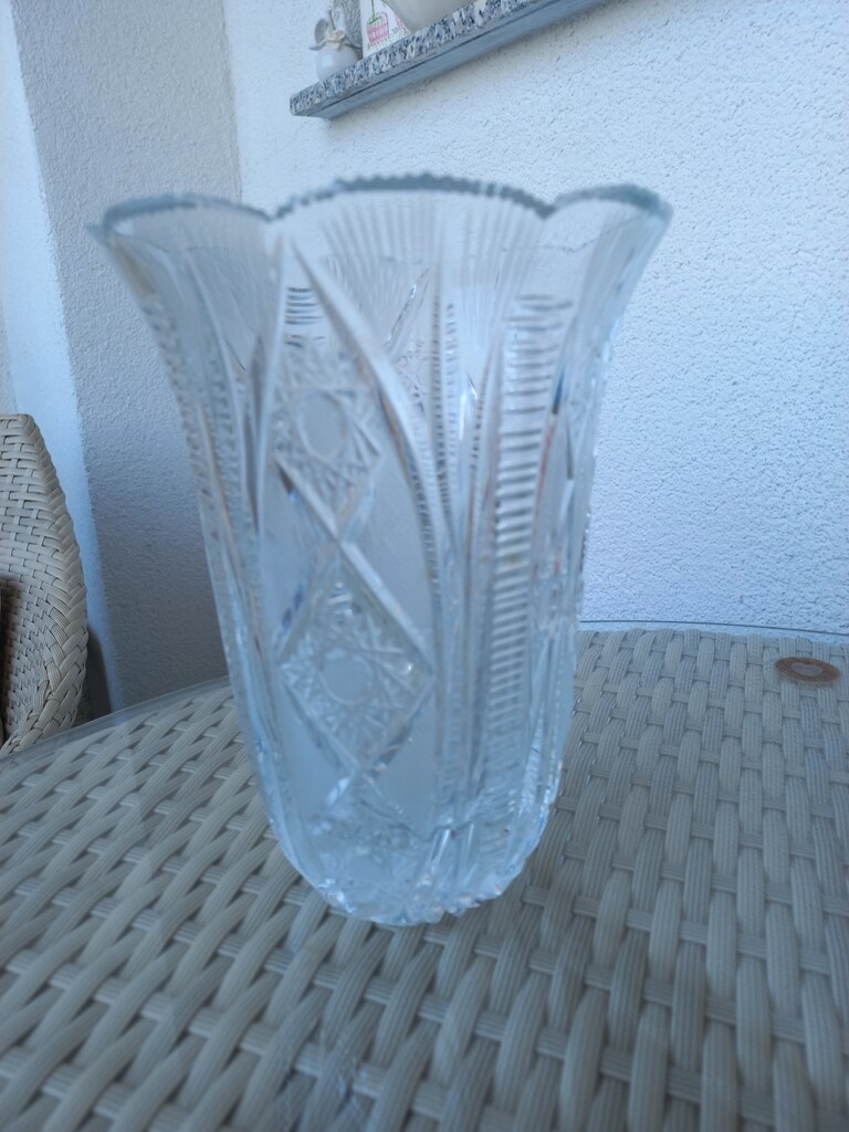 Vintage Kristal vazo - 2