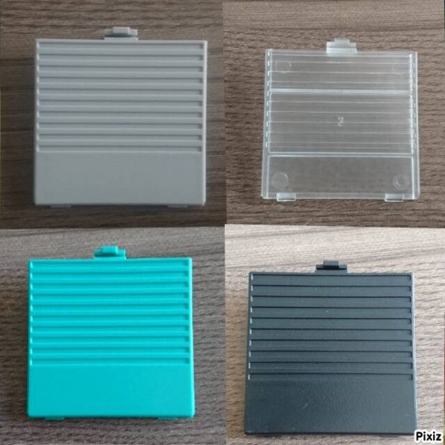 Nintendo Game Boy DMG Pil Kapakları (beyaz şeffaf sarı siyah yeşil kır