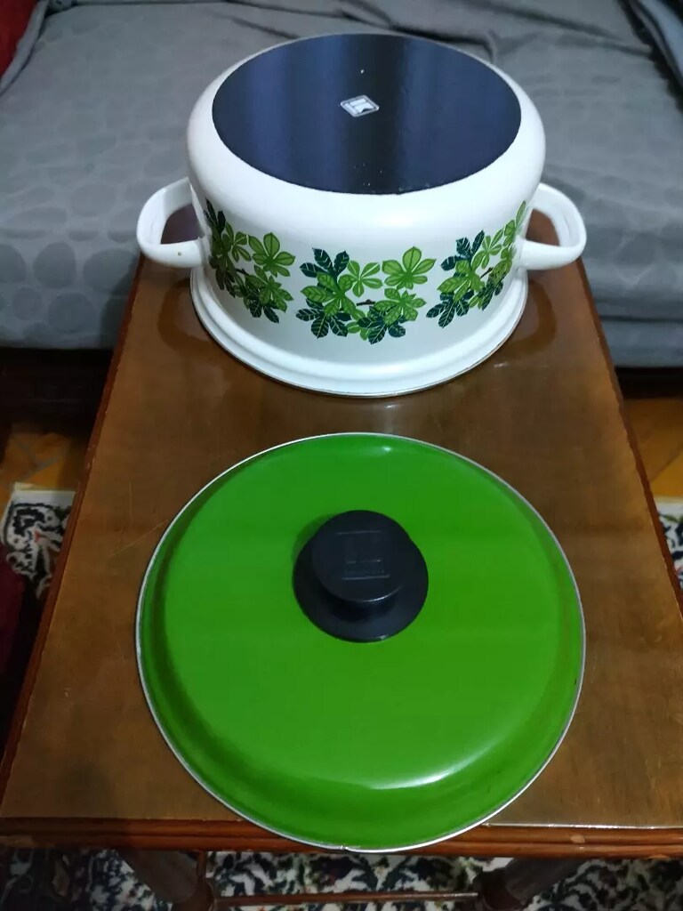 Antika Emaye Tencere ¢: 22 cm. / Bostanlı - İZMİR - 4