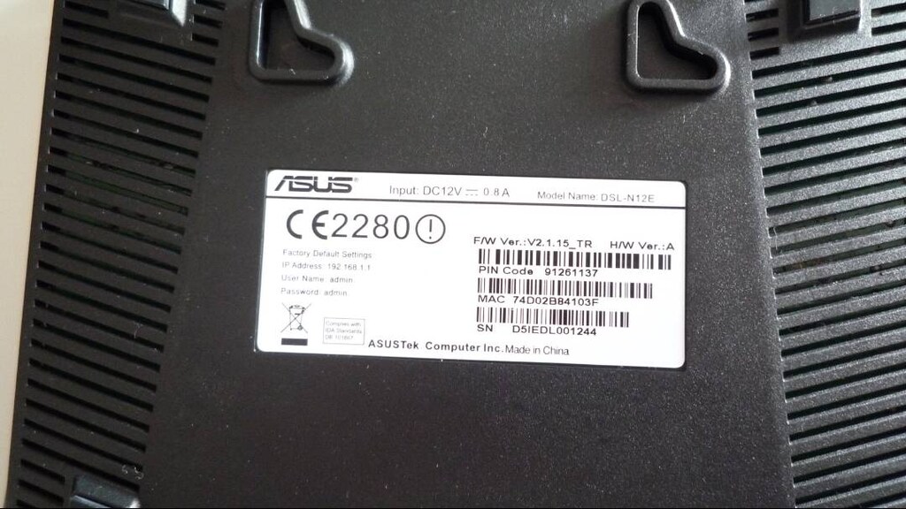 Asus DSL-N12E 300Mbps EWAN Fiber Destekli ADSL2+ Modem Router - 3