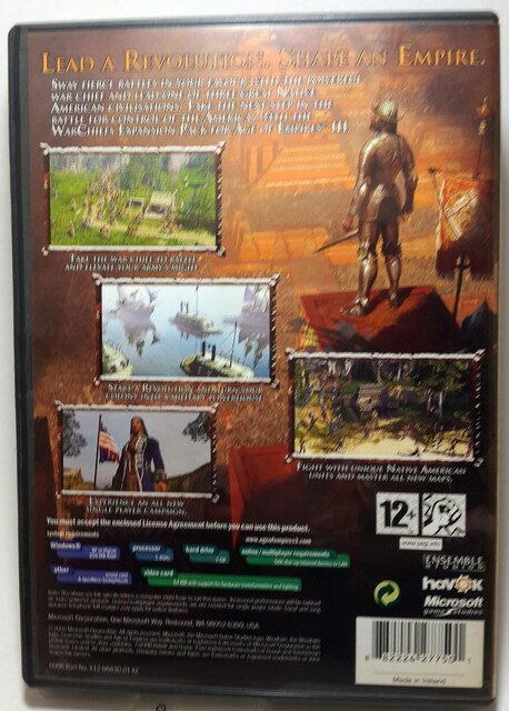 AGE of EMPİRES 3 War Chefs ( Orjinal PC Oyunu )