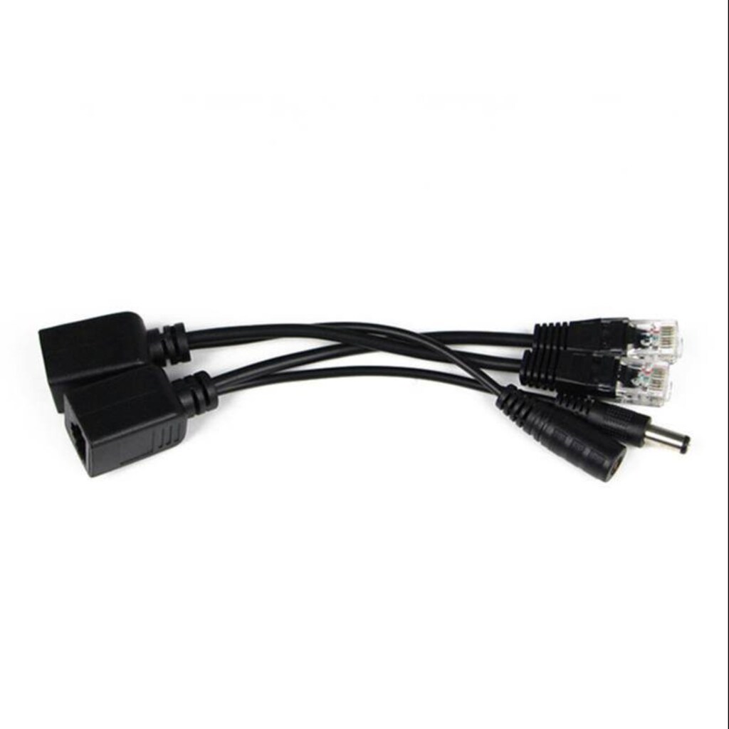 IP Kamera RJ45 Kablosu POE Set Ethernet CAT5/6 Adaptör Güç Power - 2
