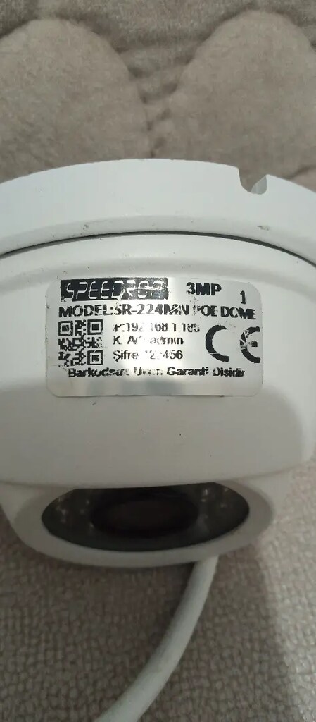 3 MP ip kamera tertemiz çalışır durumda - 2