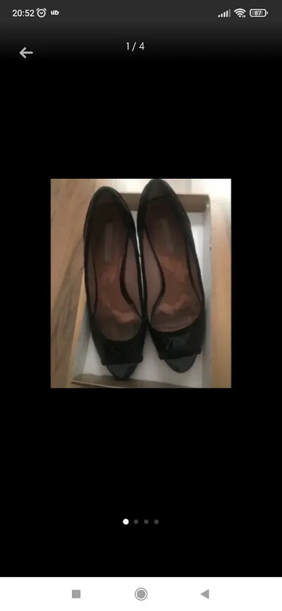 Zara marka topuklu ayakkabi