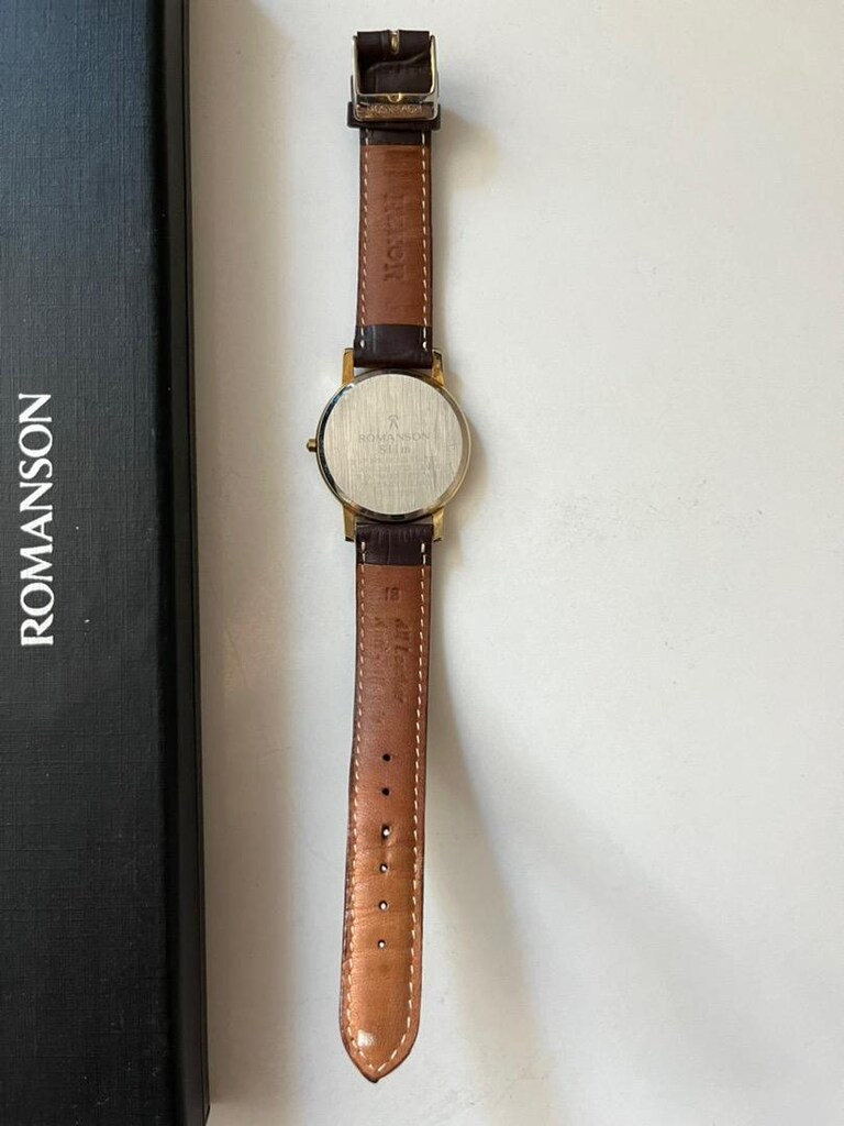 Romanson Slim 24K Erkek Kol Saati - 3