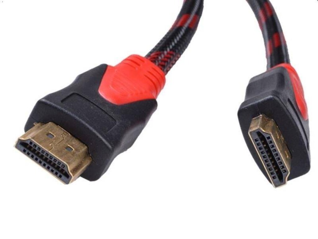 1 Metre Hdmi Kablosu Görüntü Ses 4K 1080P 3D PS3 PS4 LCD Altın - 3