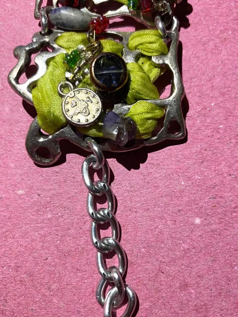 Hand Made Doğal Taşlı Kalın Bileklik - 3