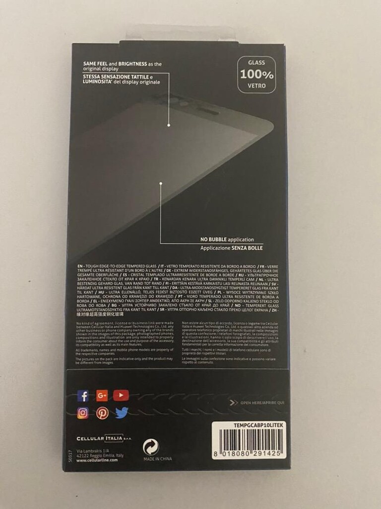 Cellularlıne Huawei P10 lite Çerçeveli Tam Ekran Temperli Cam Ekran - 2