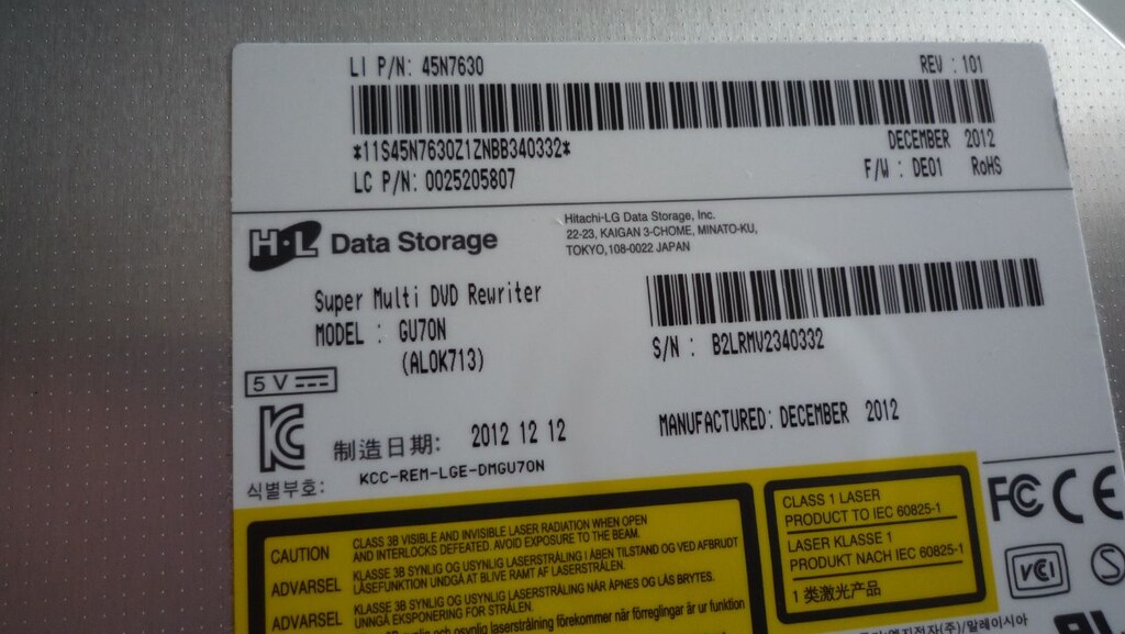 Lenovo IdeaPad 20202, Z510 SUPER MULTI DVD REWRITER GU70N Ç?kma DVD - 6