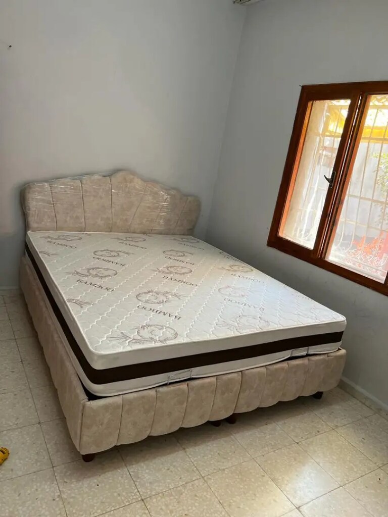 150x200 ultra lüks kapitoneli baza başlık yatak sıfır ürün ambaljinda - 8