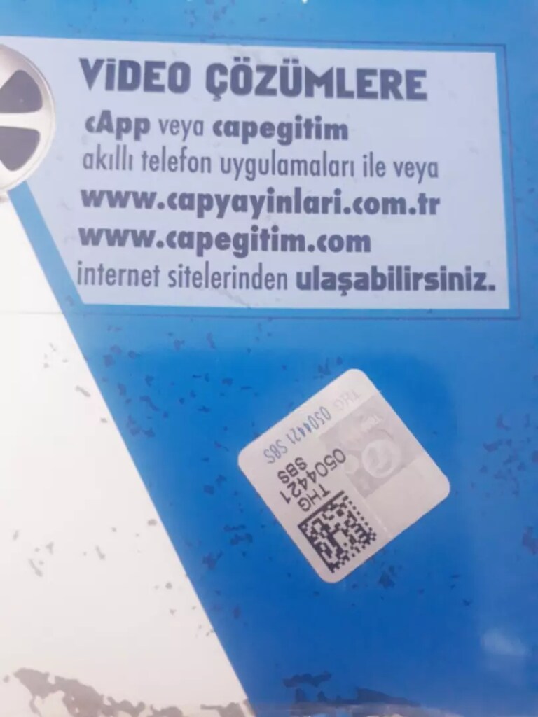 Test kitabı sıfır hiç kullanilmadi set - 8