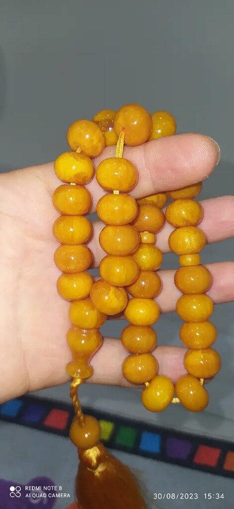 Sıkma kehribar tesbih - 3