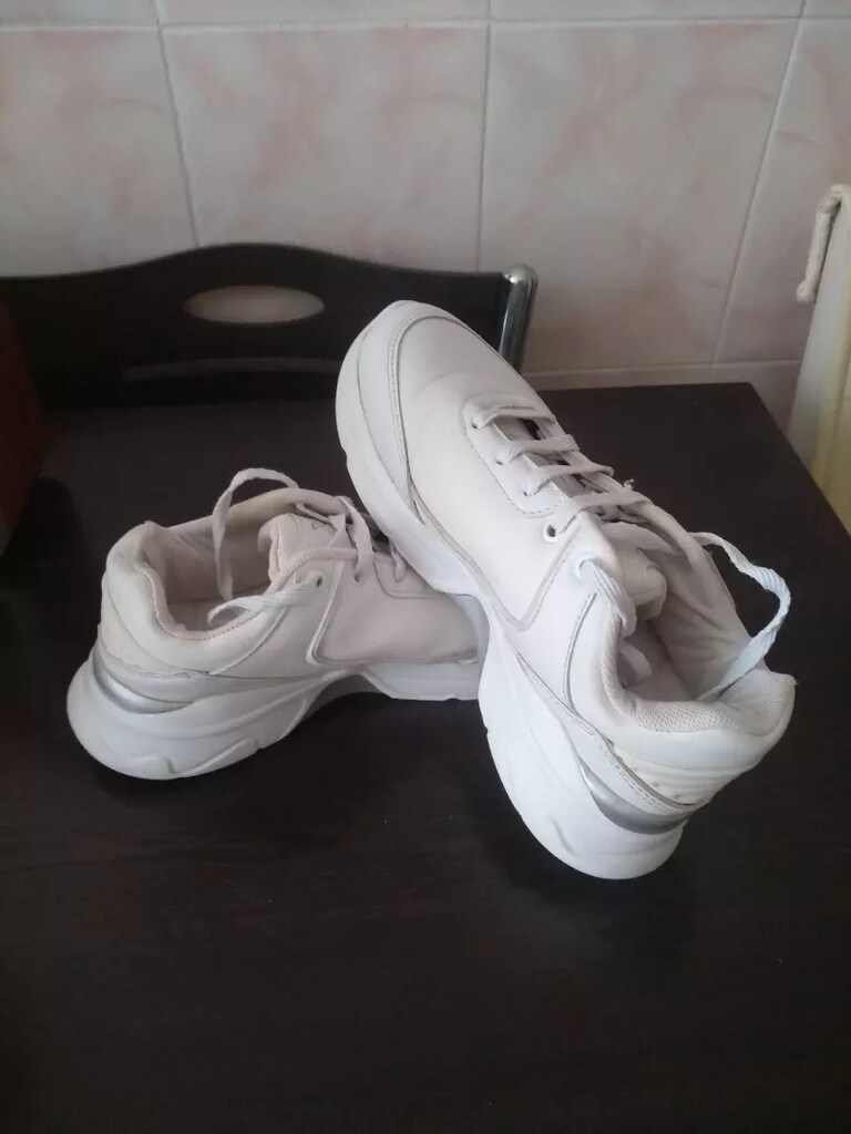 KİNETİX ÜNİSEX SPOR AYAKKABI BEYAZ/GÜMÜŞ 36 NUMARA
