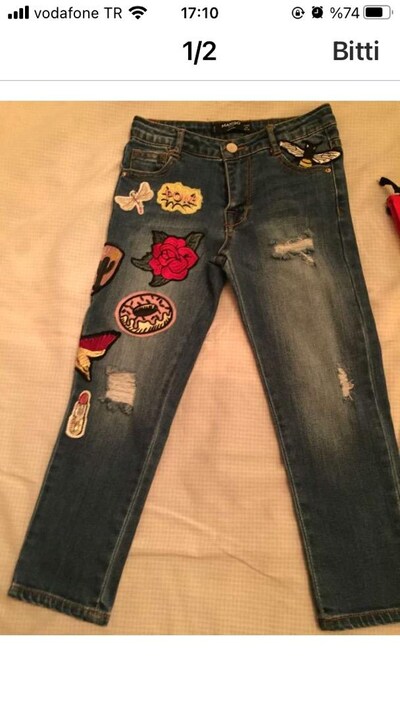MANGO MARKA 5-6 YAŞ JEANS