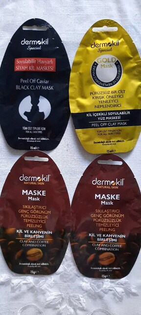 4 adet dermokil maske