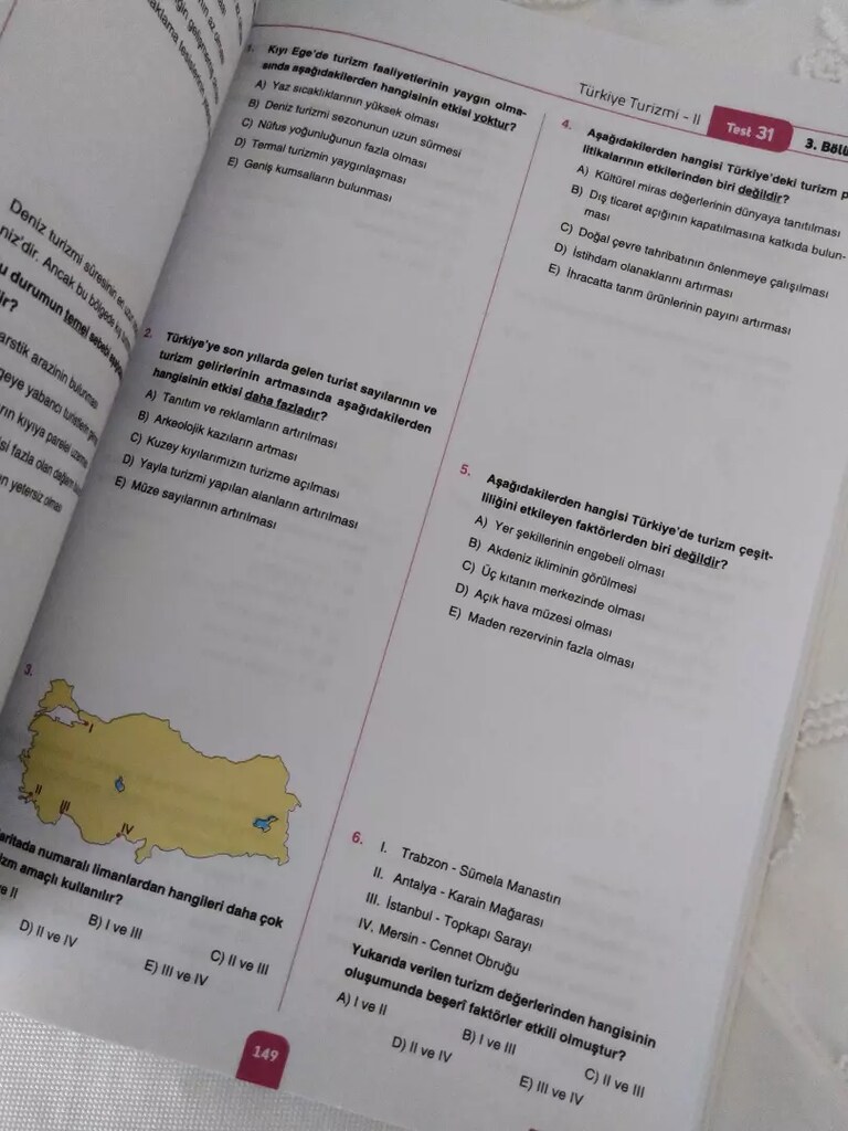 AYT COĞRAFYA SORU BANKASI - 4