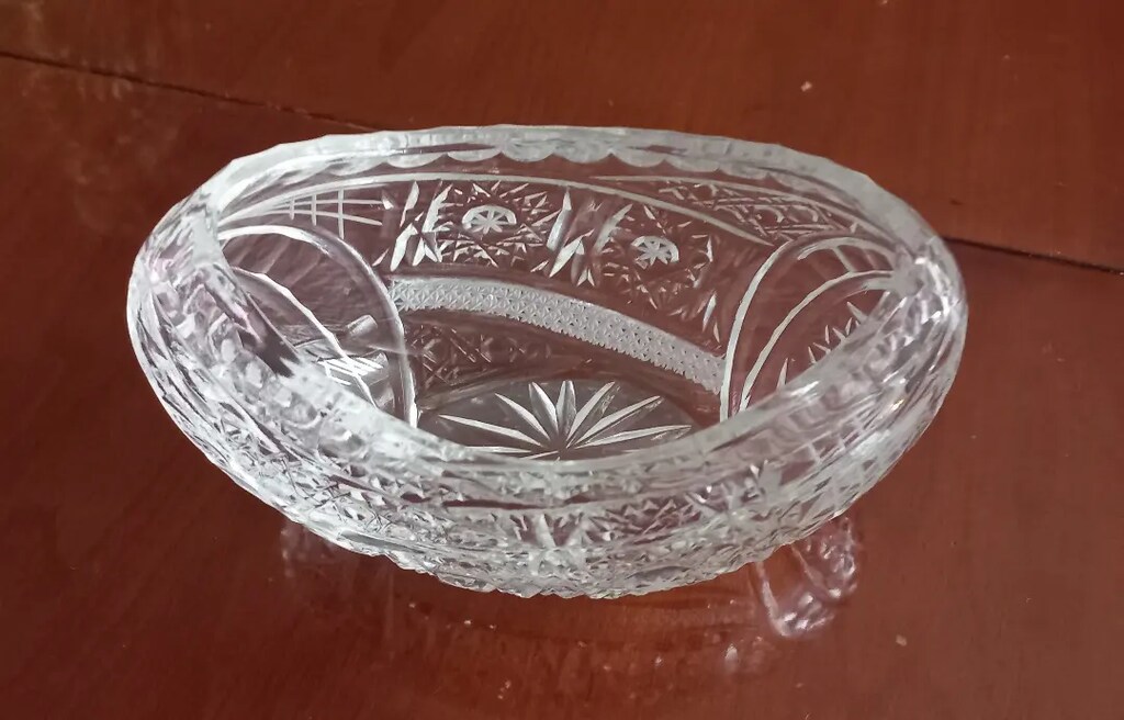 Vintage Kristal Çanak - 4