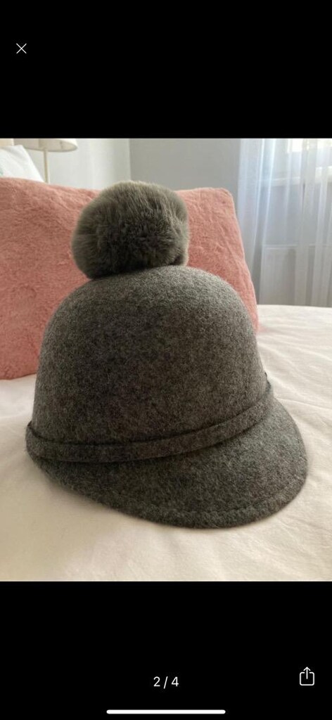 Zara gri keçe şapka - 2