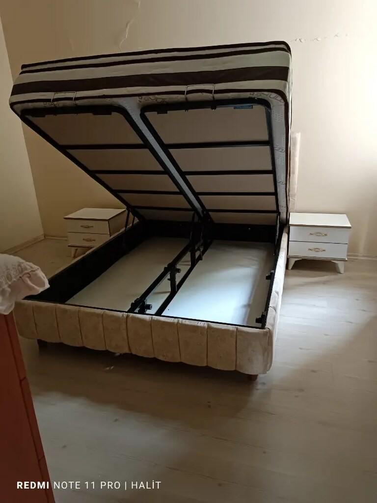 Çift kişilik baza başlık ultra ortopedik petli yatak - 2