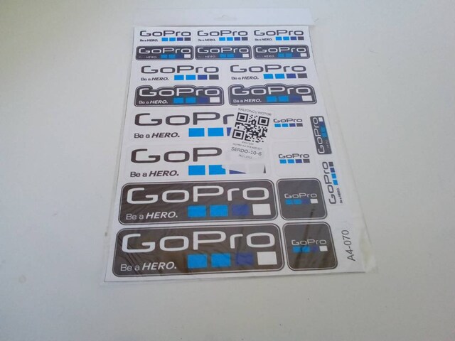 GOPRO ÇIKARTMA A4 BOYUTLU sticker ORİJİNAL