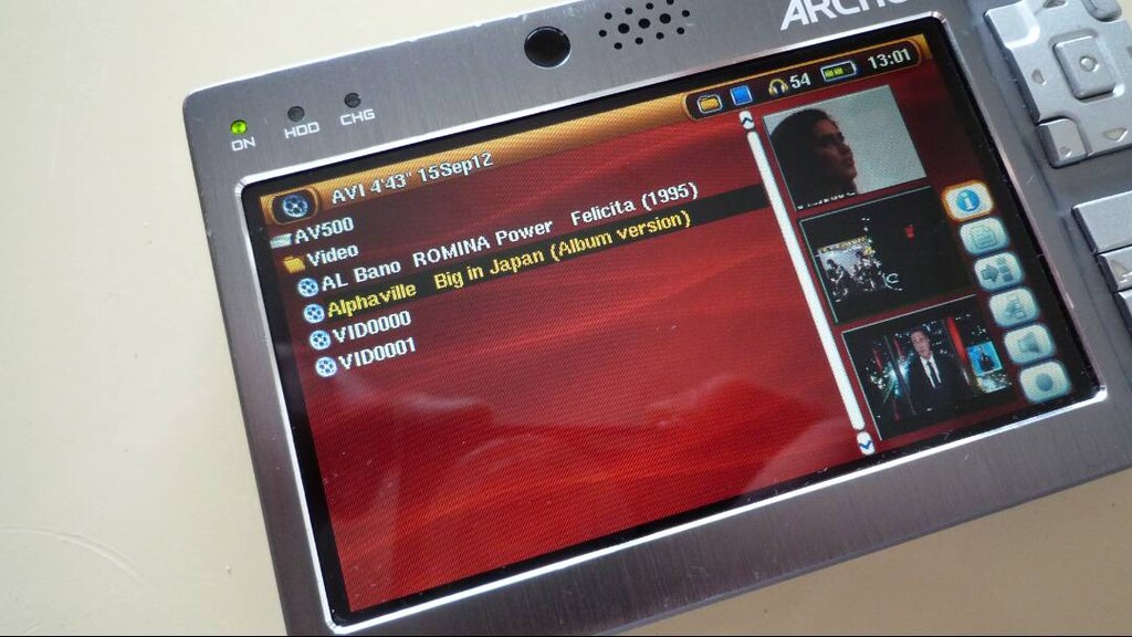 Archos AV500 60 GB MP3 ve Video Oynatıcı Digital Video Kaydedici(DVR) - 4