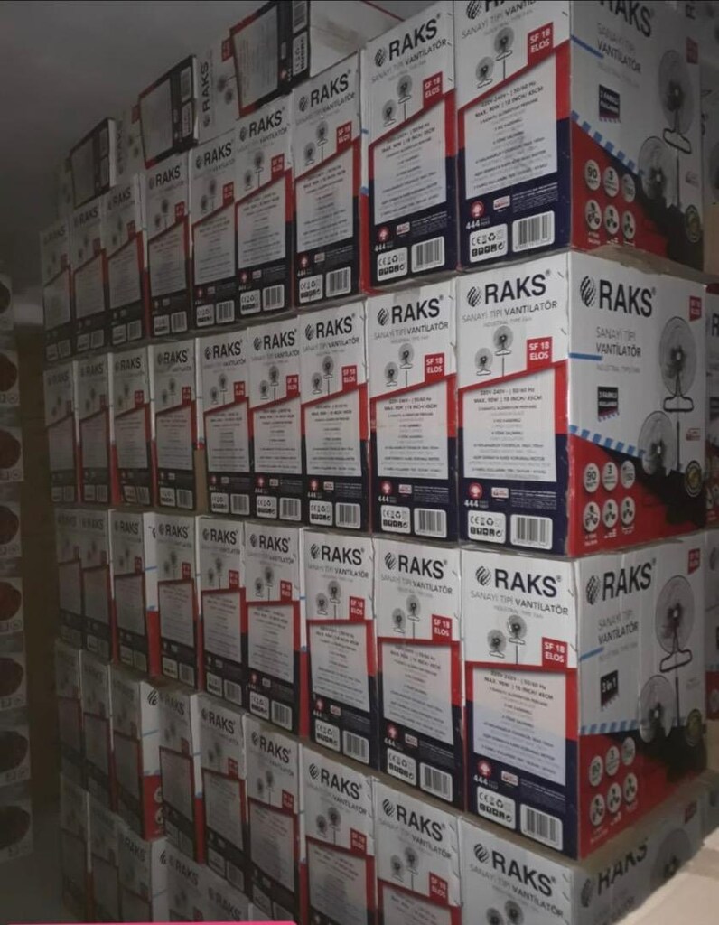 RAKS 18 inç SANAYİ TİPİ SARHOŞ KAFA 100 watt Vantilatör SIFIR ÜRÜN - 5