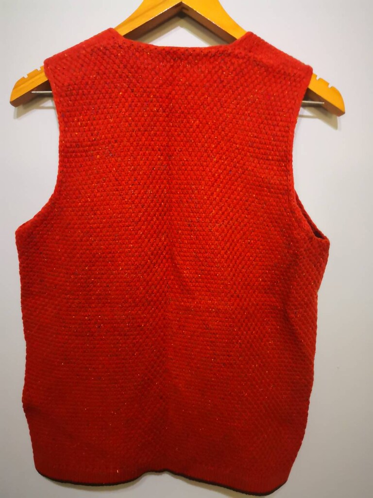 ORJİNAL BENETTON MARKA ÖRGÜ YELEK - 5