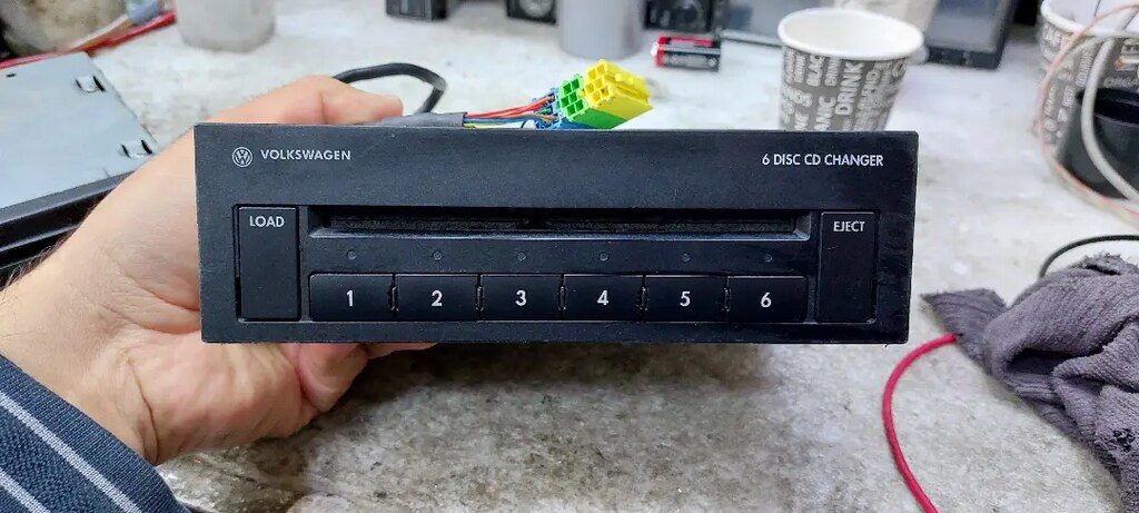 Passat Cd Changer Orjinal Vw Passat 6 DISC CD CHANGER Made in France - 2