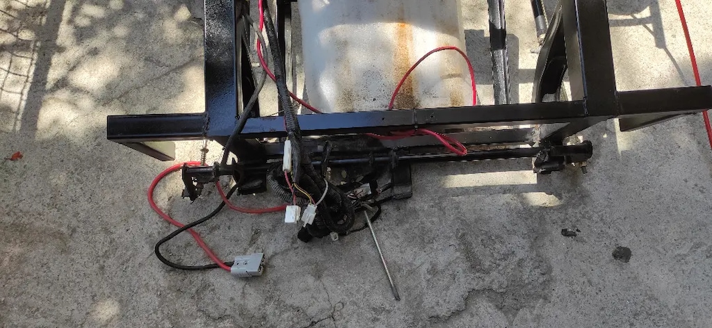 Akülü 7 römork elektrikli bisiklet beyin motor şase tanesi - 5