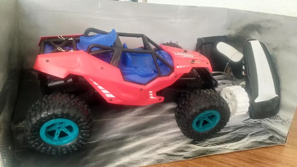 Uzaktan kumandalı şarjlı jeep arazi araç. 30cm uzunluk - 2
