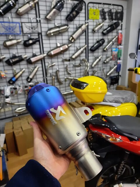 Akrapovic Egzoz Kısa Model Akrep eksos Motosiklet egzozt motoeksos