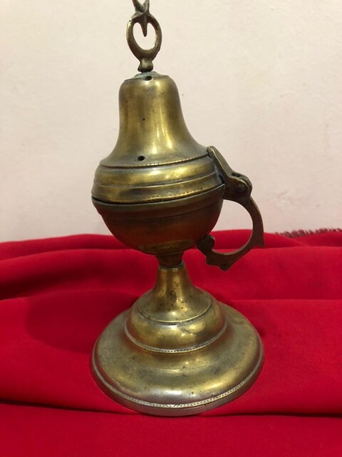 Süleymaniye işi pirinç buhurdanlık