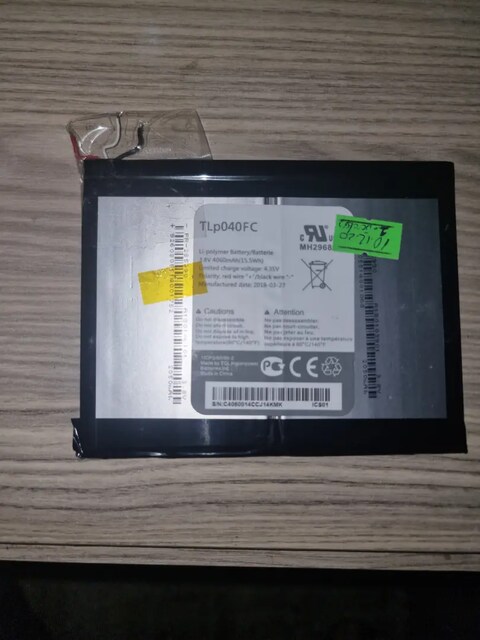 Satklık tablet bataryası TLP040FC