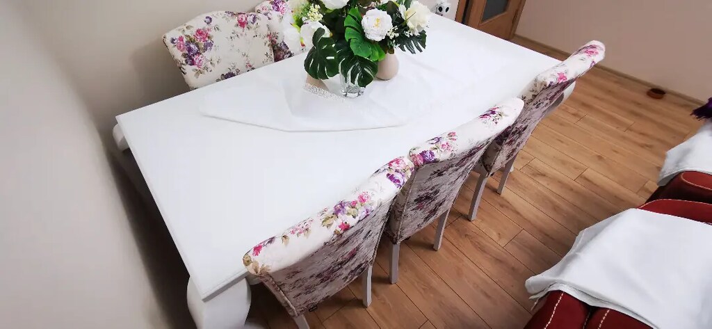 8 kişilik avangart büyük yemek masası (weltew home) - 4