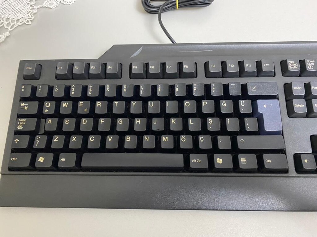 Orijinal IBM PS/2 Bilgisayar klavye Keyboard SK-8820 - 3