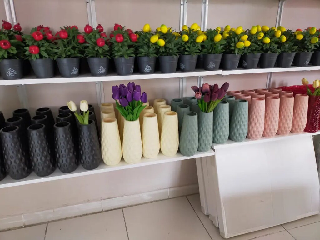 Dekoratif plastik saksı - 3