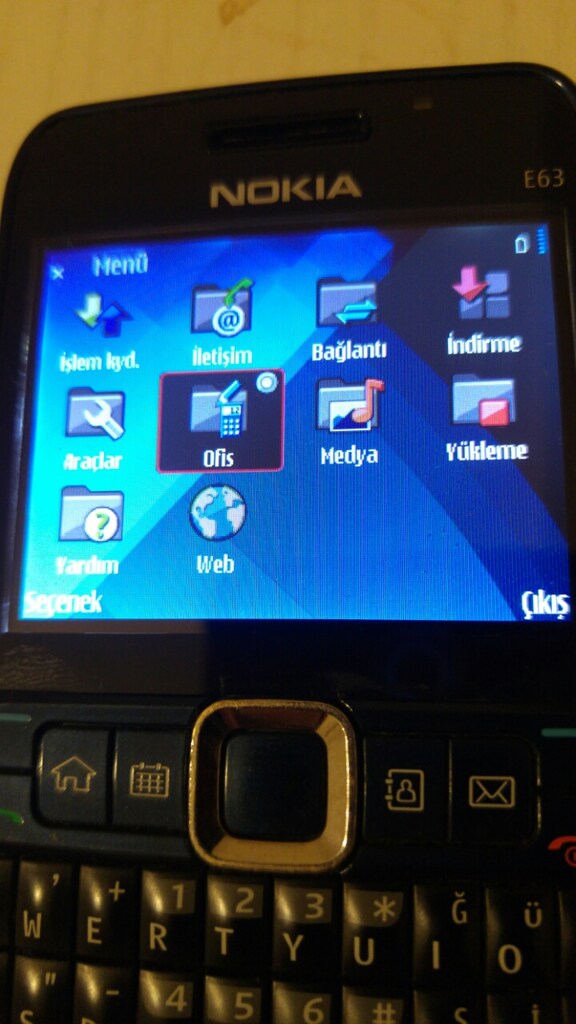 Nokia E63 blue marin (ilk sahibinden tamamiyle orjinal) - 4