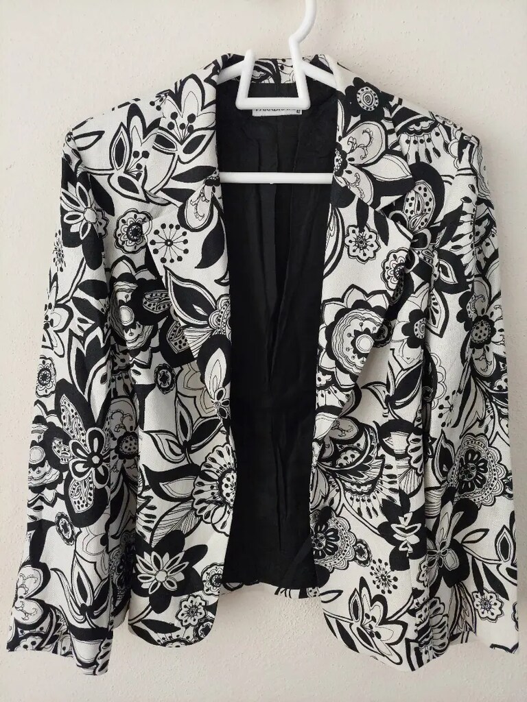 Park Bravo yaprak desenli Ceket/Blazer - 5