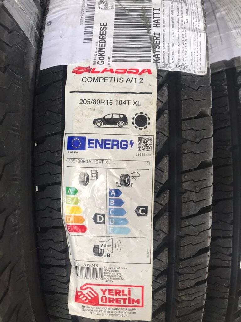 205/80/16 Ebat Suv Jeep Araçlara Lassa - 2