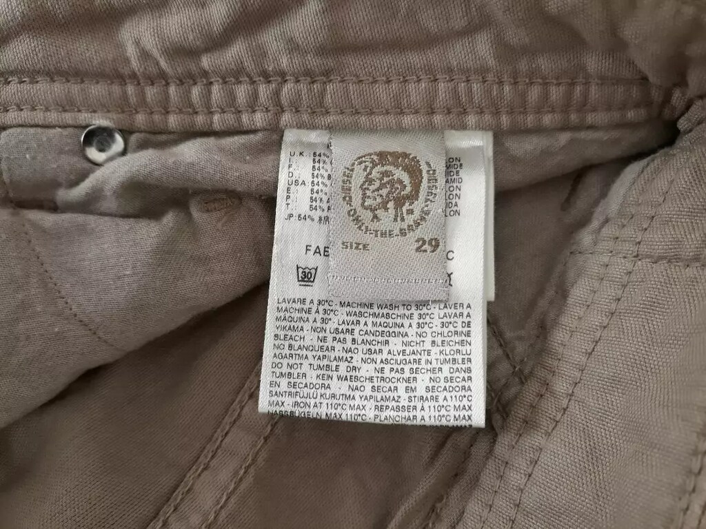 Diesel INDUSTRY Bayan keten pantolon (29 beden) — görsel 4/4